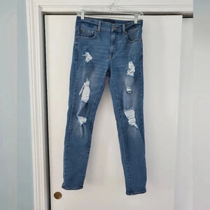 Aeropostale High Rise Ripped up 6 Regular Jegging Jean